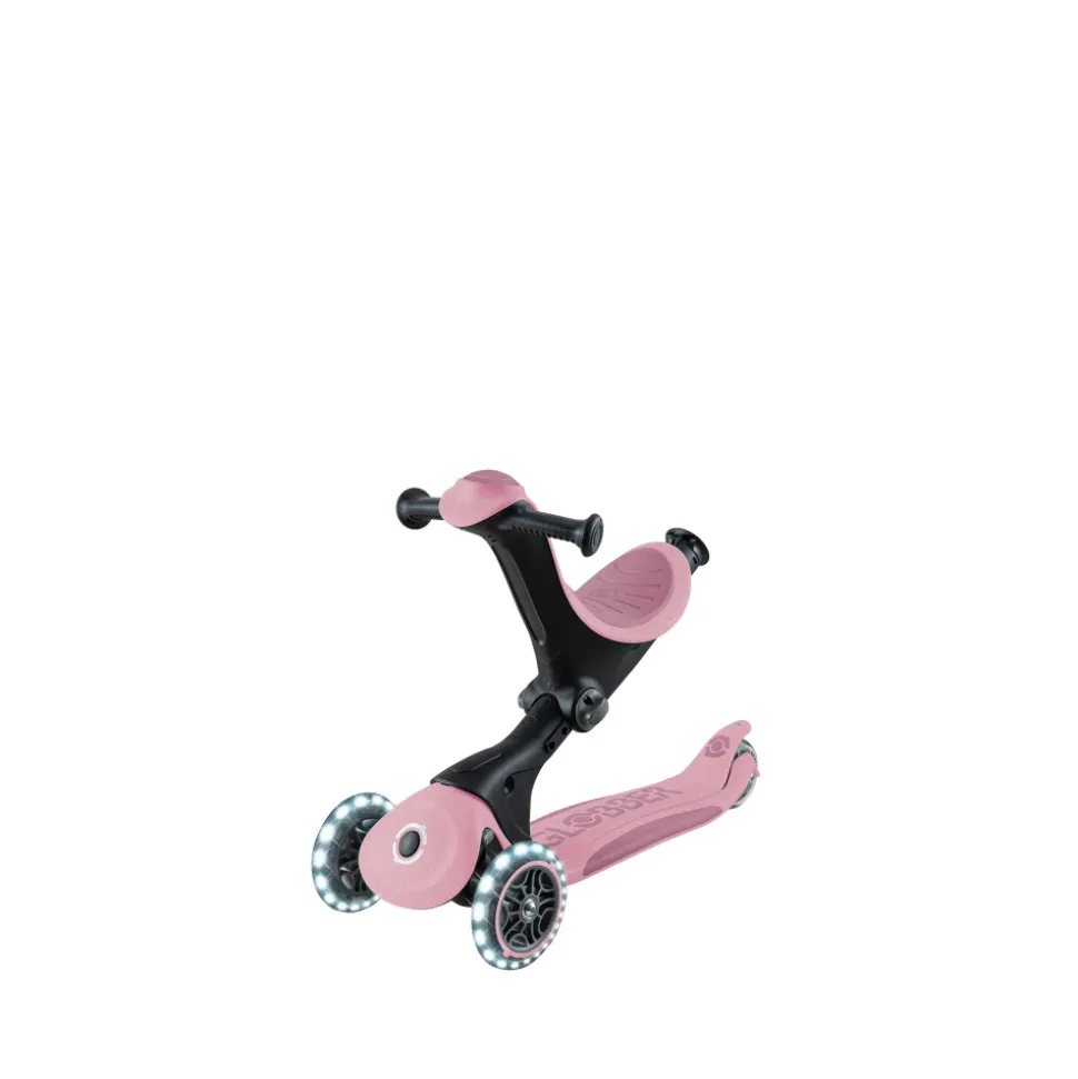 Trottinette évolutive go up deluxe lights eco 360 framboise