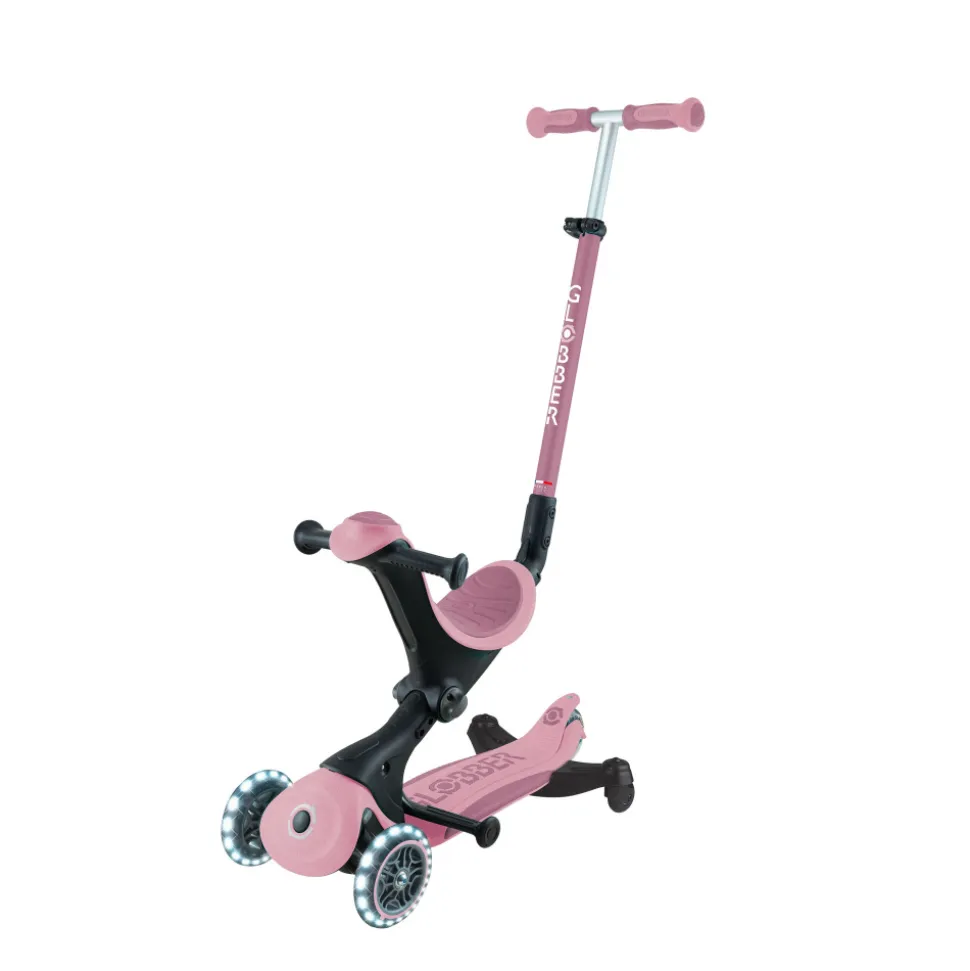 Trottinette évolutive go up deluxe lights eco 360 framboise