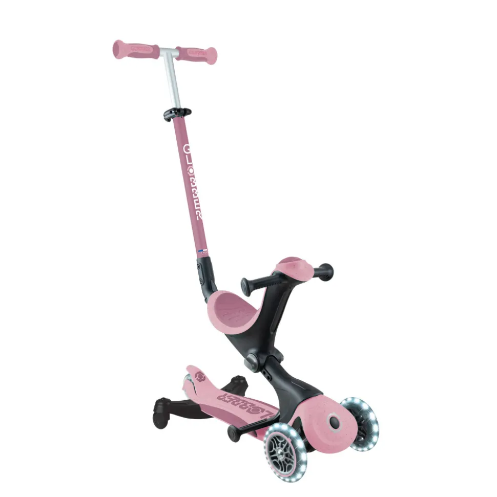Trottinette évolutive go up deluxe lights eco 360 framboise