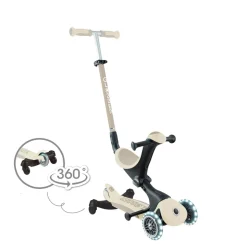 Trottinette évolutive go up deluxe lights eco 360 sable