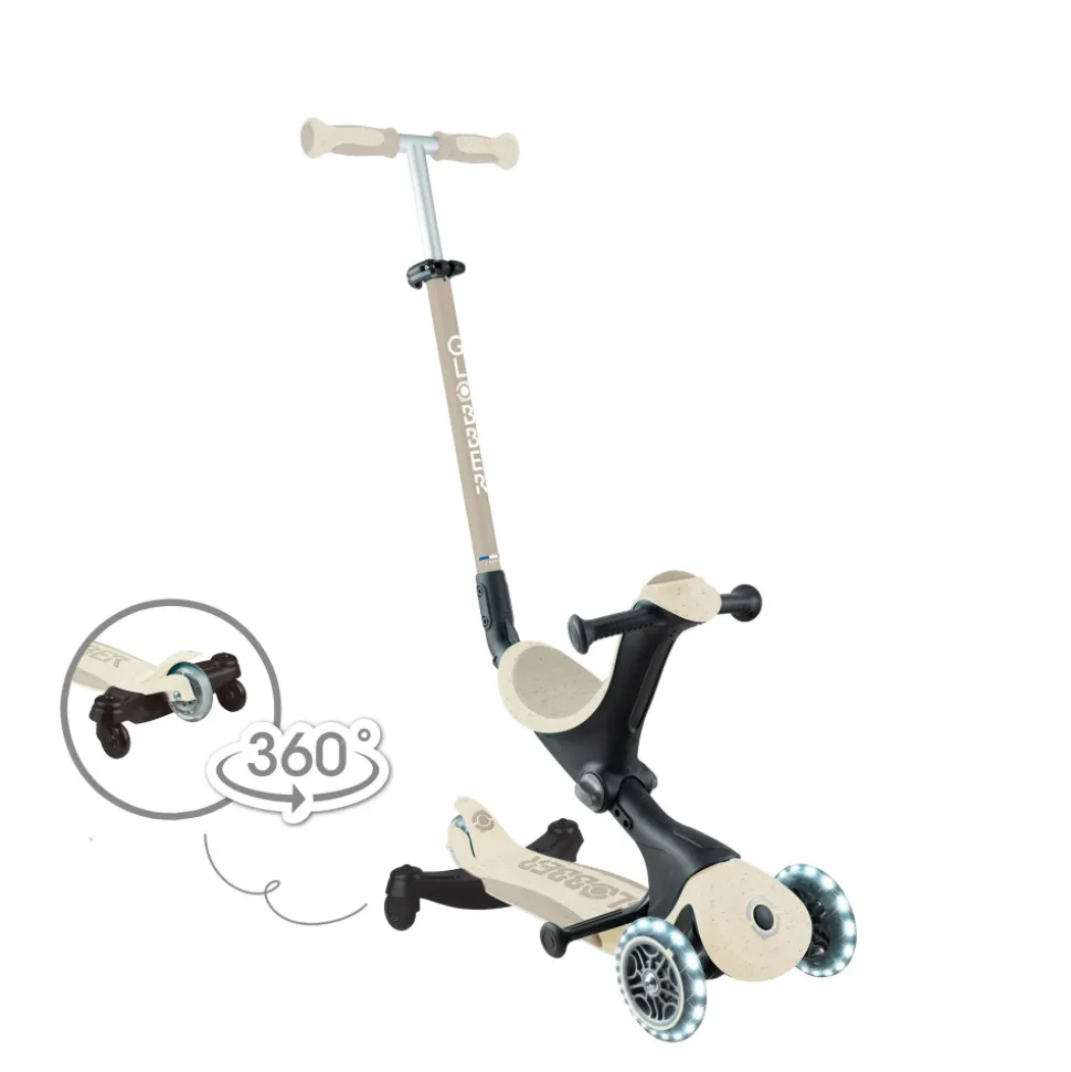 Trottinette évolutive go up deluxe lights eco 360 sable