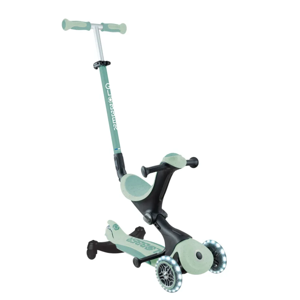 Trottinette évolutive go up deluxe lights eco 360 pistache