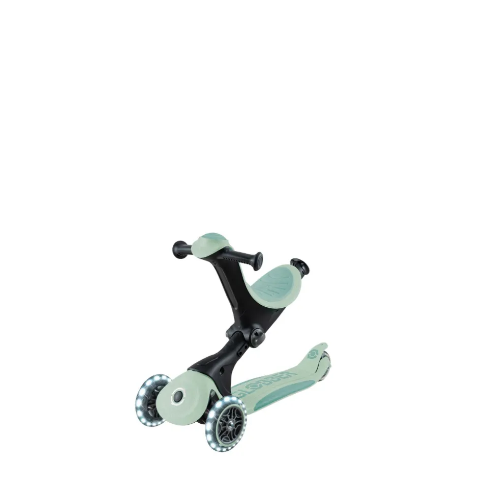 Trottinette évolutive go up deluxe lights eco 360 pistache