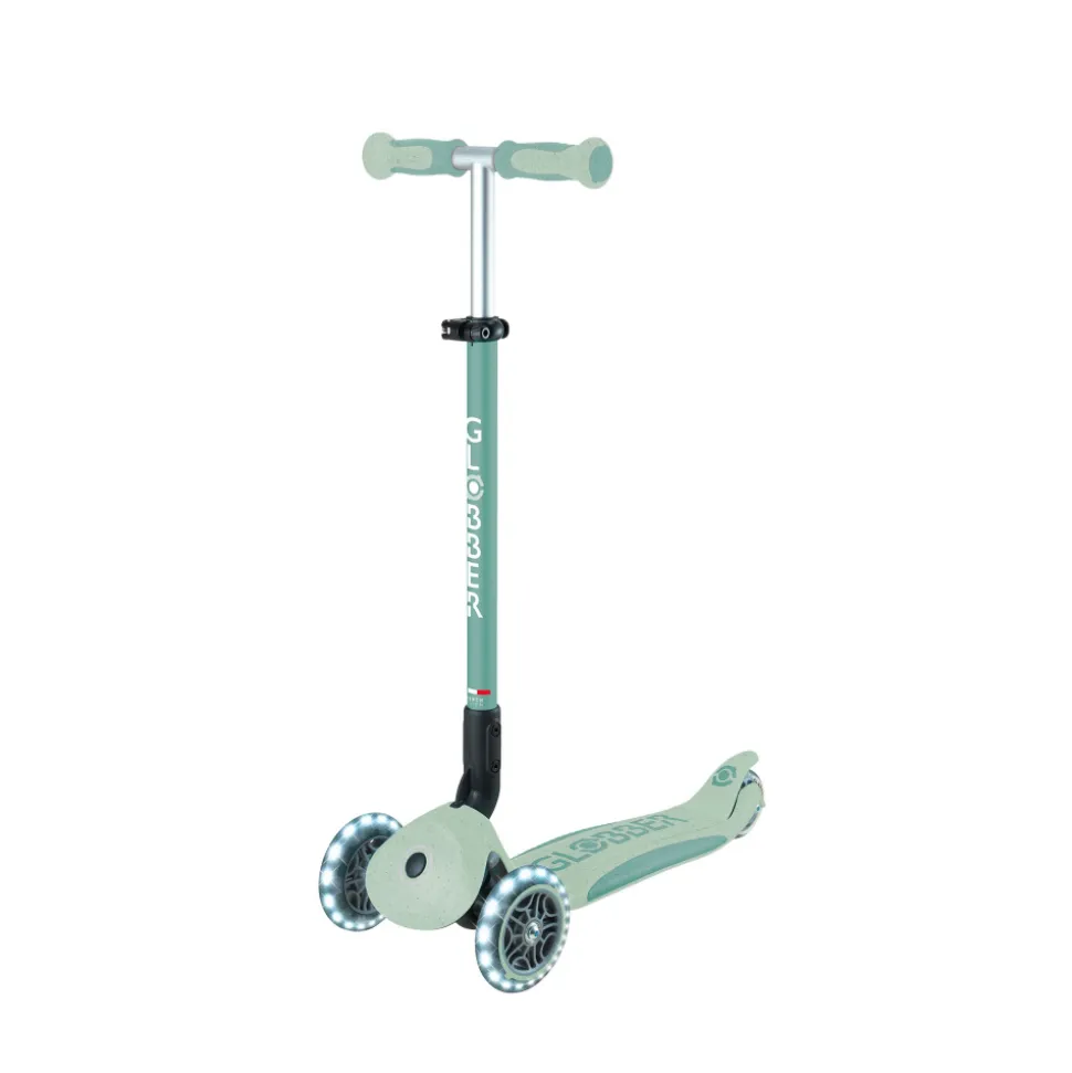 Trottinette évolutive go up deluxe lights eco 360 pistache