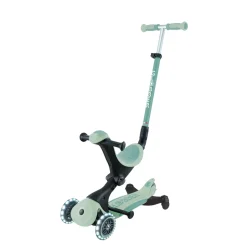 Trottinette évolutive go up deluxe lights eco 360 pistache