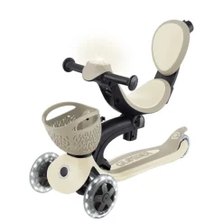 Trottinette évolutive go up 360° lumineuse taupe