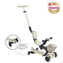 Trottinette évolutive go up 360° lumineuse taupe
