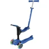 Trottinette évolutive go-up sporty lights 3 en 1 bleu foncé