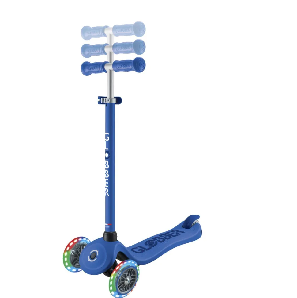 Trottinette évolutive go-up sporty lights 3 en 1 bleu foncé