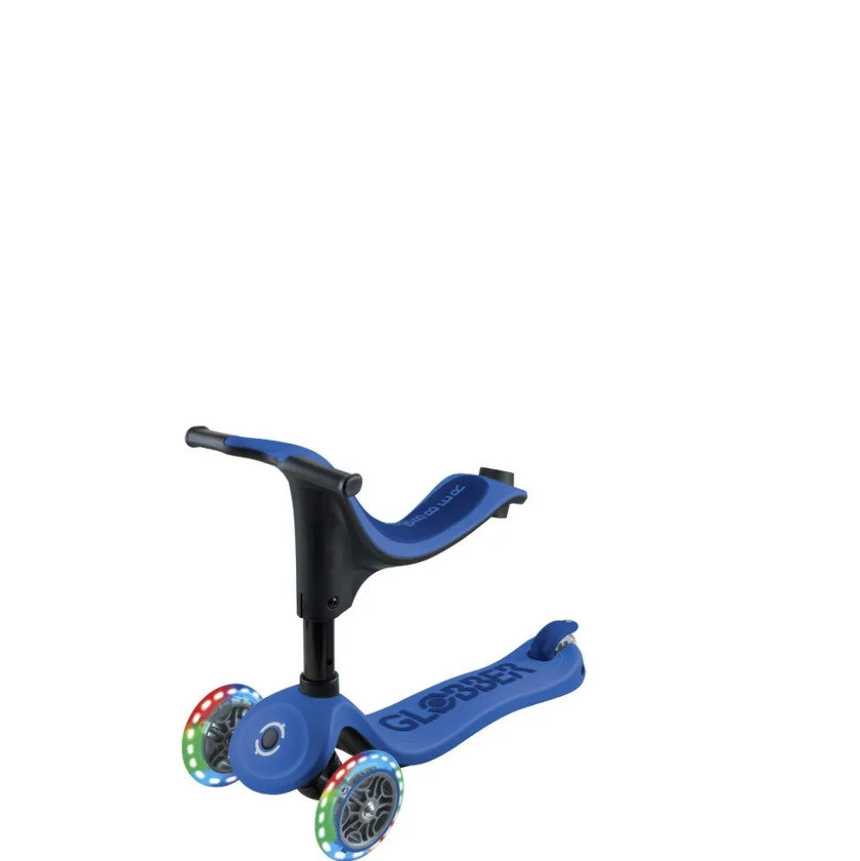 Trottinette évolutive go-up sporty lights 3 en 1 bleu foncé