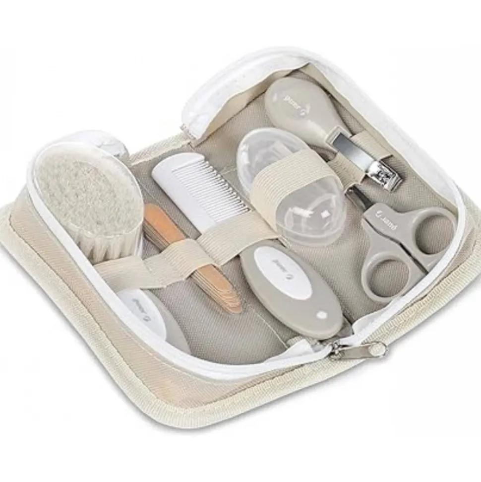 Trousse de soin bébé 6 pièces sand