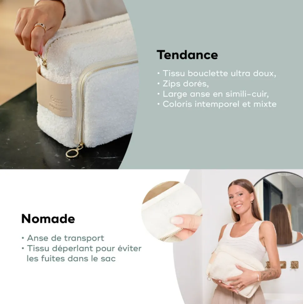 Trousse de soin bouclette white