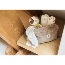 Trousse de soins bébé cloudy rib milky coffee