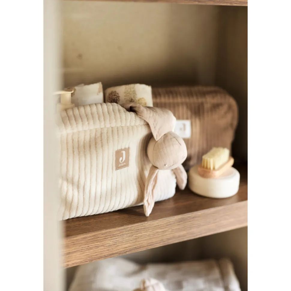 Trousse de toilette bébé cloudy rib oatmeal
