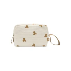 Trousse de toilette bébé little waffle mini teddy bear