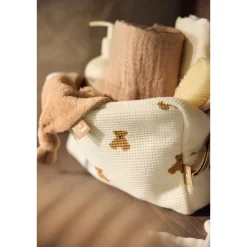 Trousse de toilette bébé little waffle mini teddy bear