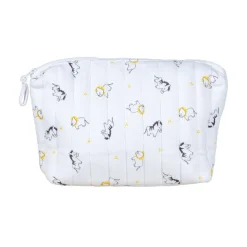 Trousse de toilette bébé pluche et pompon