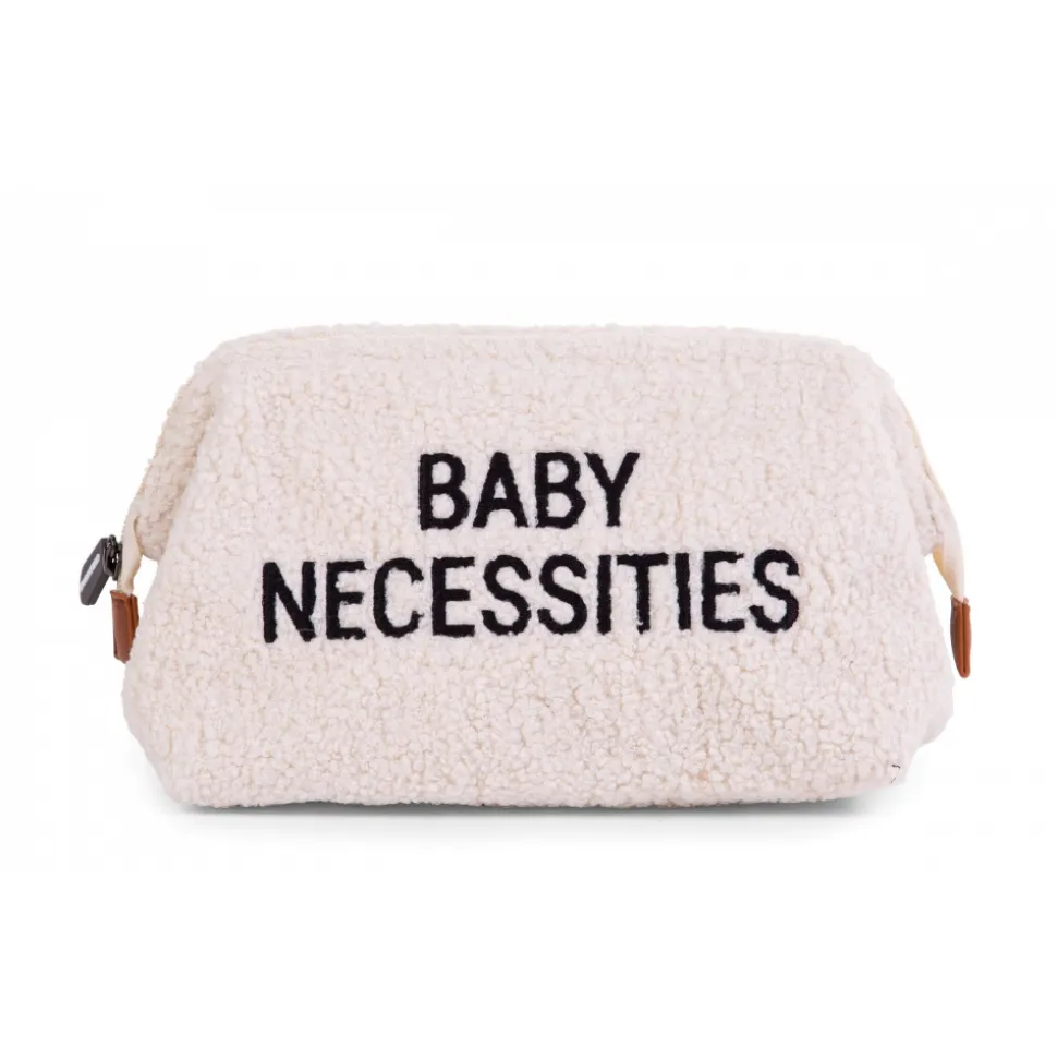 Trousse de toilette bébé teddy écru