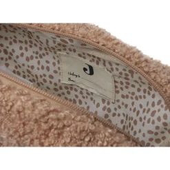 Trousse de toilette bouclette biscuit