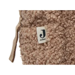 Trousse de toilette bouclette biscuit