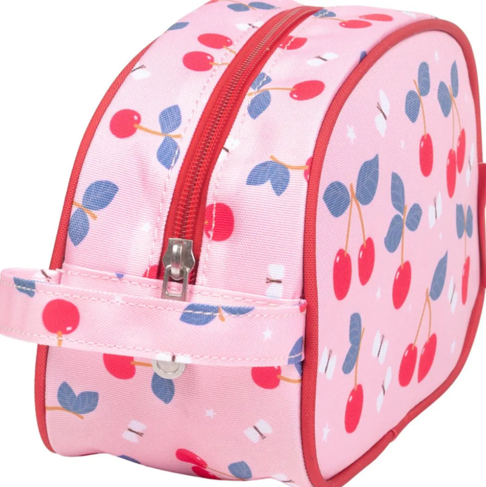 Trousse de toilette enfant cerises