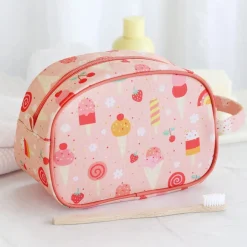 Trousse de toilette enfant crème glacée