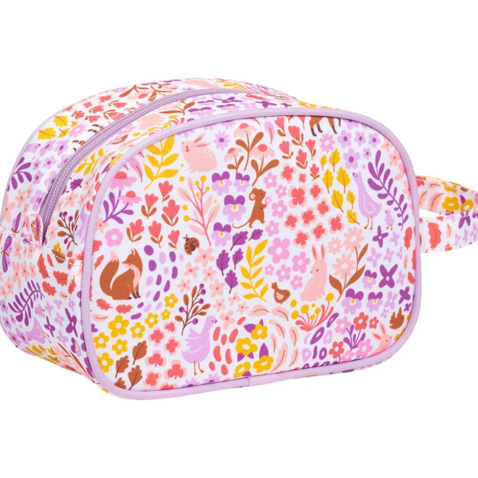 Trousse de toilette enfant fleurs du jardin
