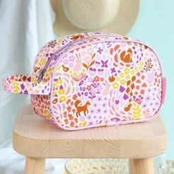 Trousse de toilette enfant fleurs du jardin