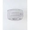 Trousse de toilette en veloudoux gris clair