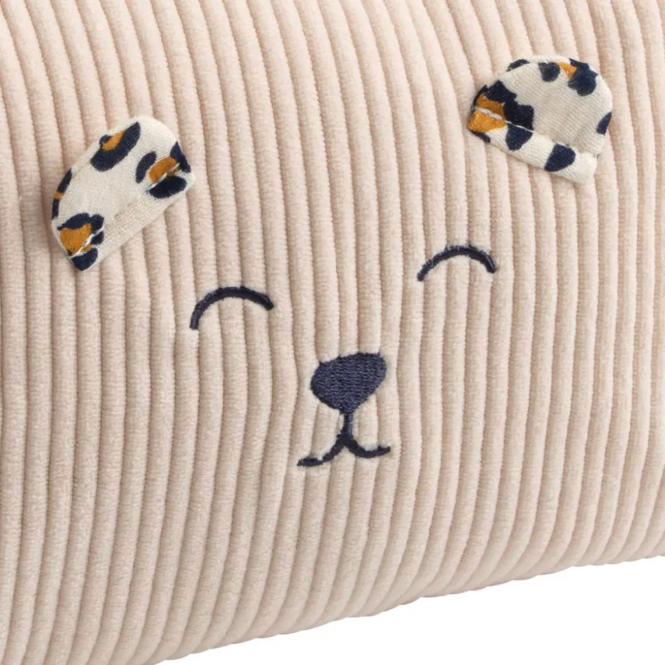 Trousse de toilette léopard velours