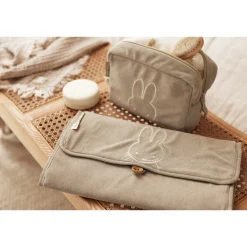 Trousse de toilette éponge miffy olive