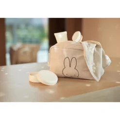 Trousse de toilette éponge miffy nougat