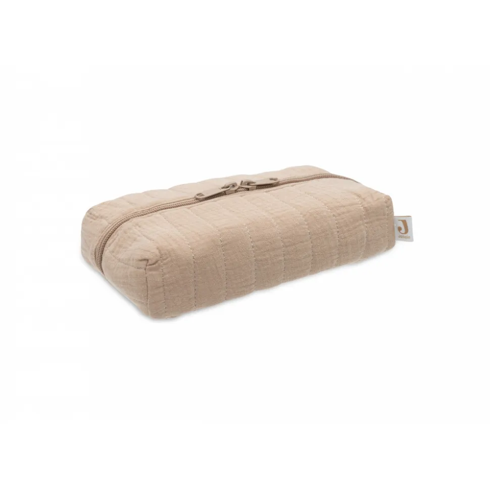 Trousse rangement lingettes biscuit