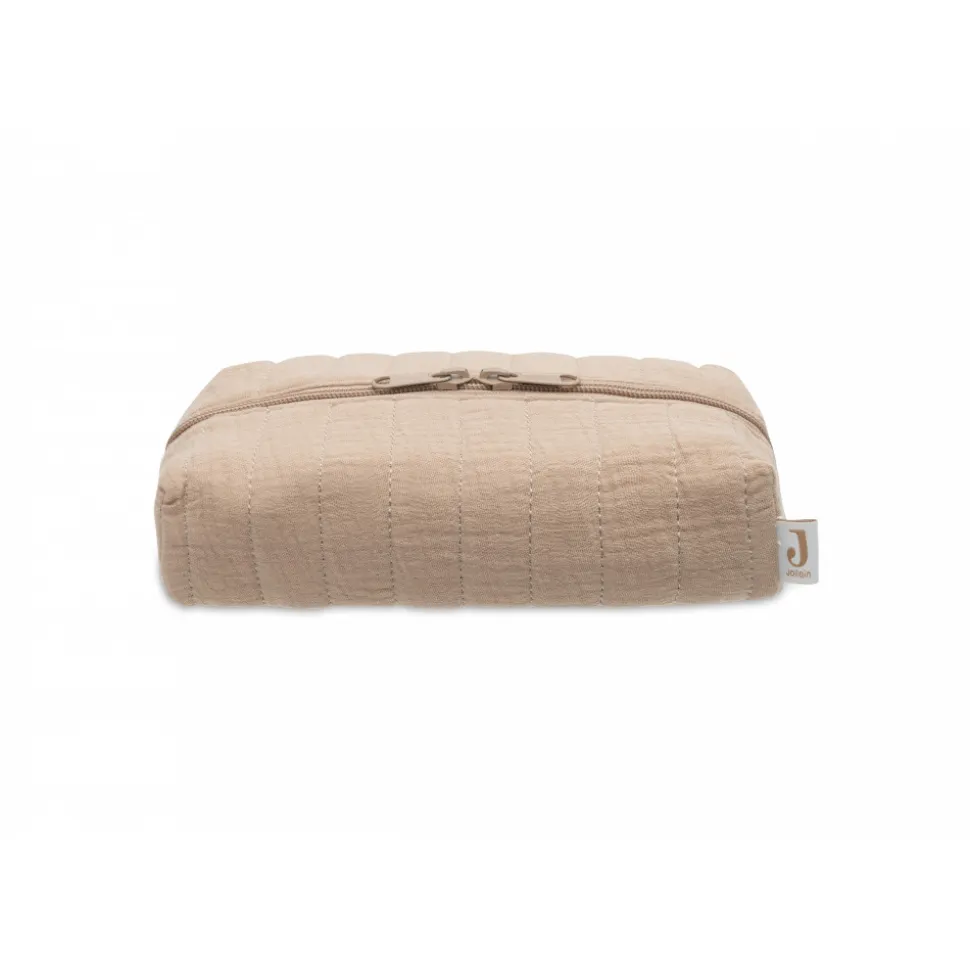 Trousse rangement lingettes biscuit