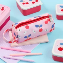 Trousse scolaire cerises