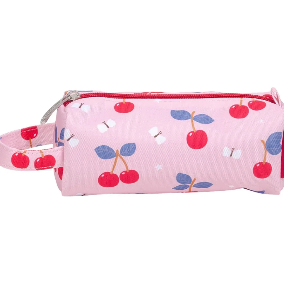 Trousse scolaire cerises