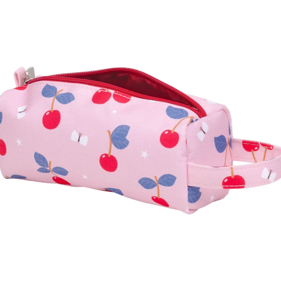 Trousse scolaire cerises