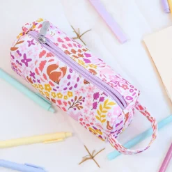 Trousse scolaire fleurs du jardin
