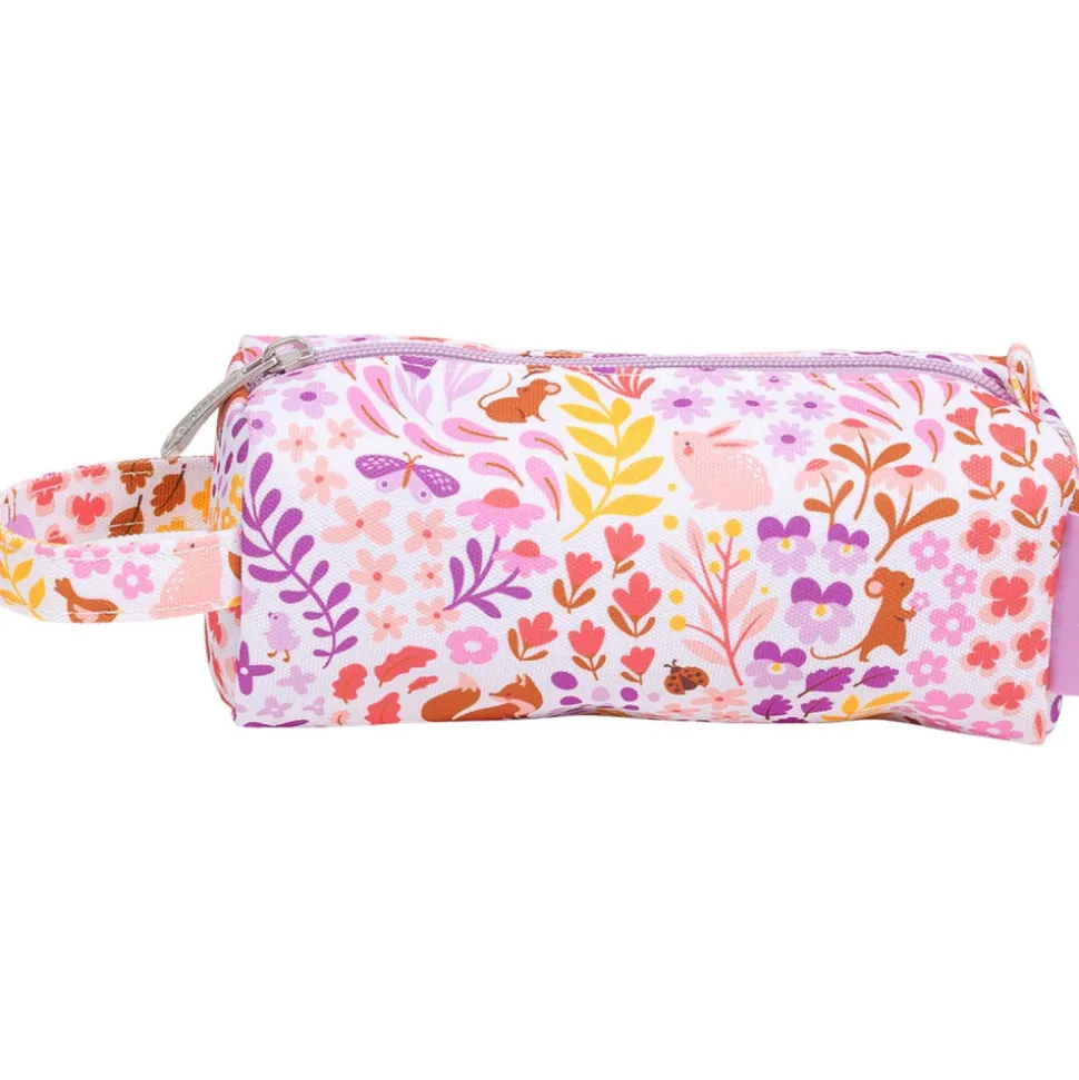 Trousse scolaire fleurs du jardin