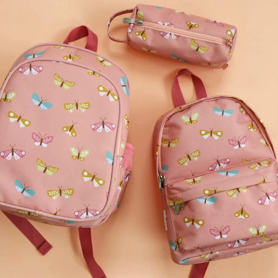 Trousse scolaire papillons