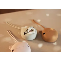 Étui à sucette en silicone olive