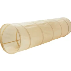 Tunnel de jeu en tissu recyclé beige