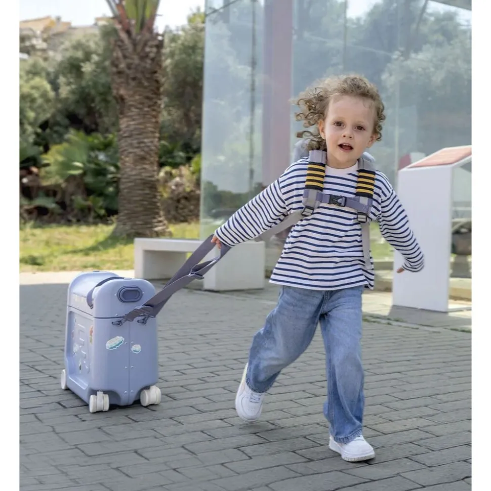Valise avion pour enfant bed box 2.0 jetkids midnight grey