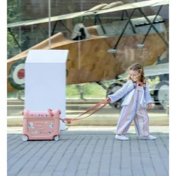 Valise avion pour enfant bed box 2.0 jetkids coral pink