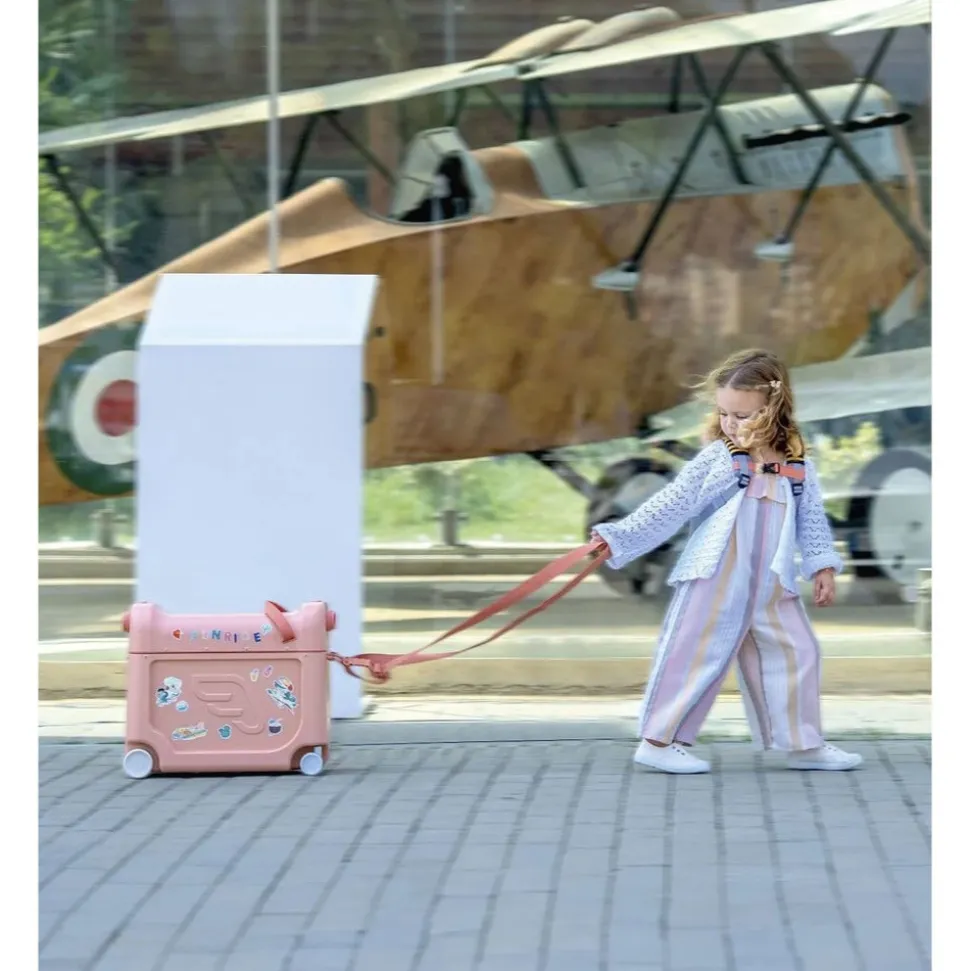 Valise avion pour enfant bed box 2.0 jetkids coral pink