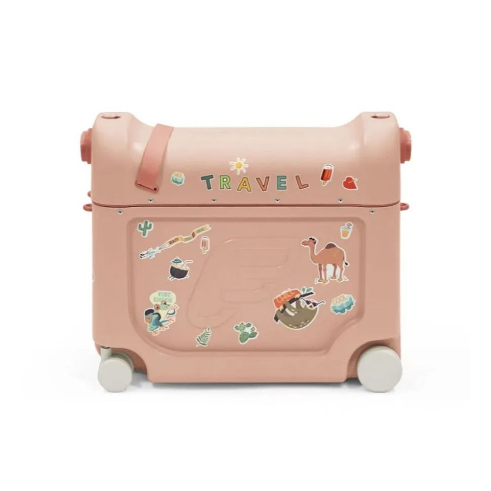 Valise avion pour enfant bed box 2.0 jetkids coral pink