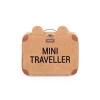 Valise enfant mini traveller kids suitcase teddy brun