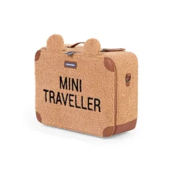 Valise enfant mini traveller kids suitcase teddy brun