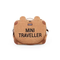 Valise enfant mini traveller kids suitcase teddy brun