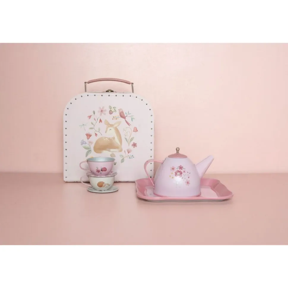 Valise service à thé - fairy garden